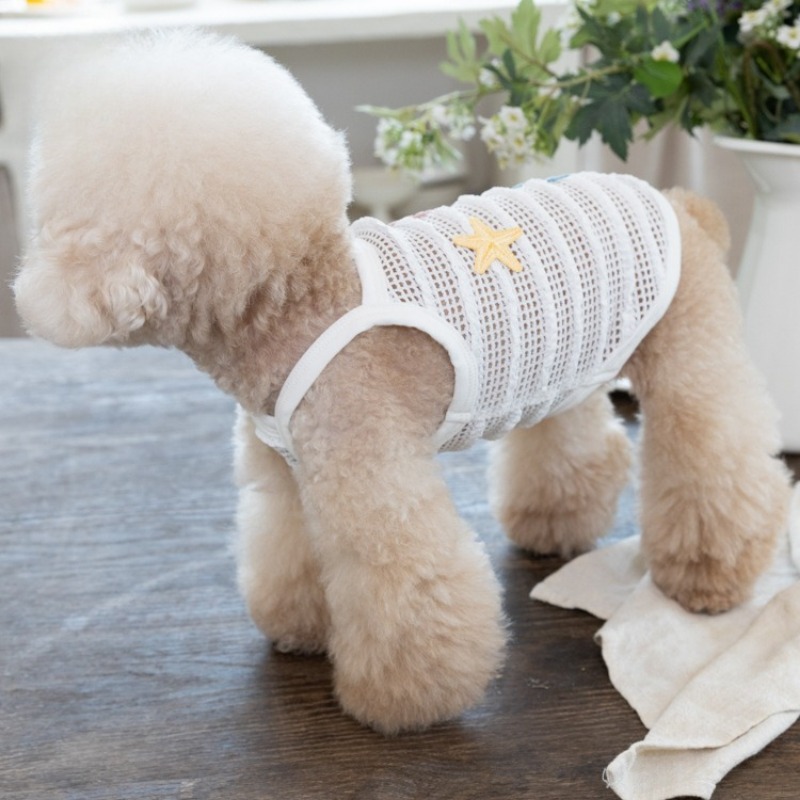 Pet Spring Mesh Sunscreen Coat - Suspender Tank Top บทวิจารณ์และราคา