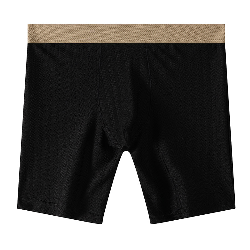 Mens Boxer Shorts Homme Nylon  - Long Leg Trunk Men บทวิจารณ์และราคา