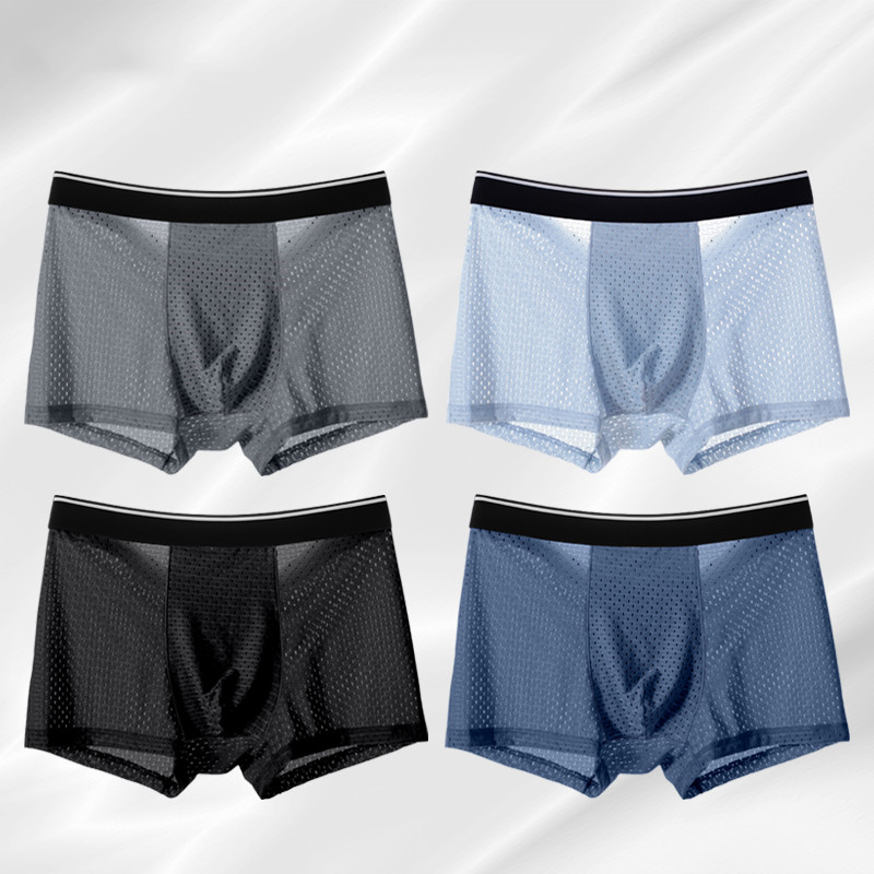 8pcs/Lot Men's Panties Ice Sil - Multi Pack Underwear บทวิจารณ์และราคา
