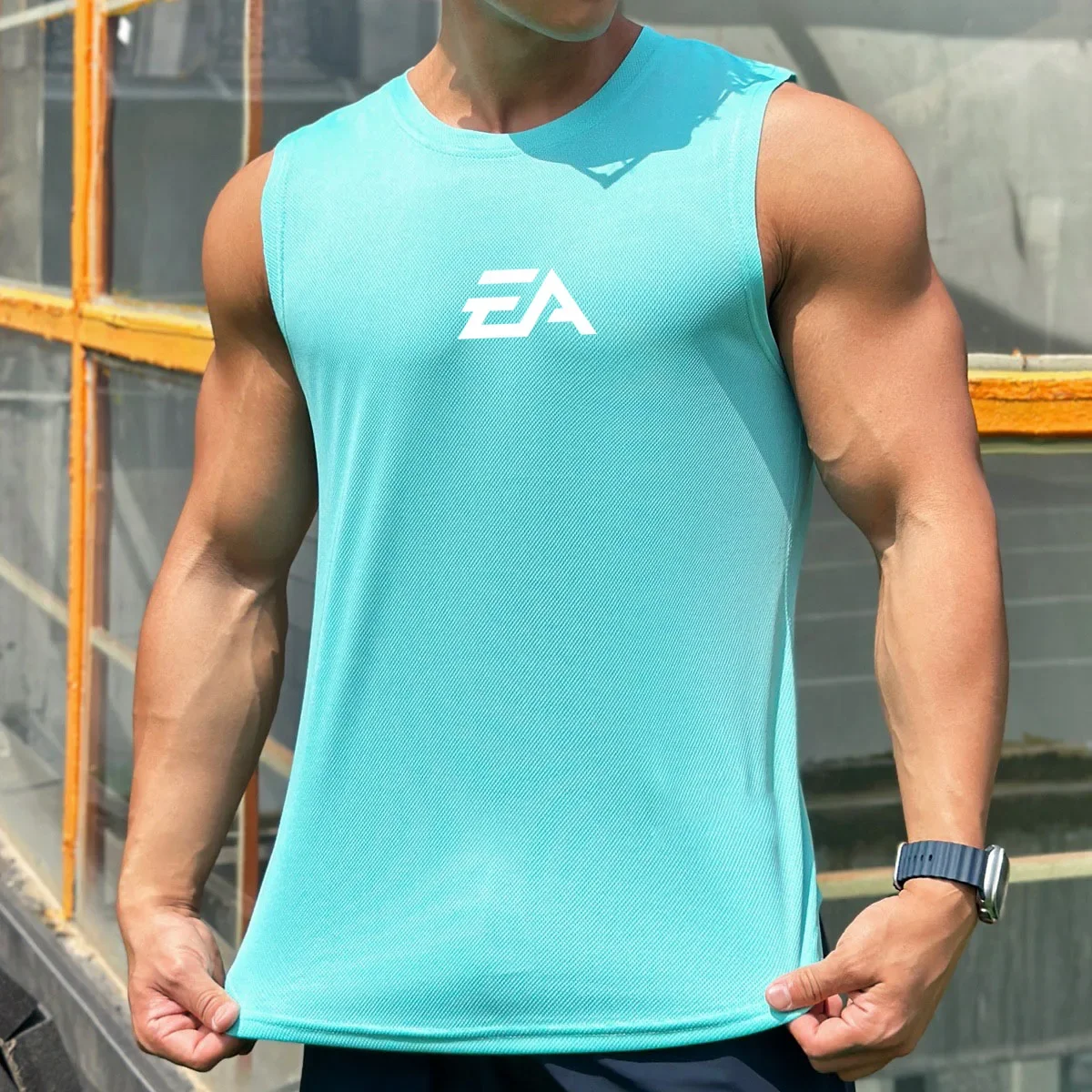 Summer New Trend Men's Pullove - Sleeveless Undershirt บทวิจารณ์และราคา