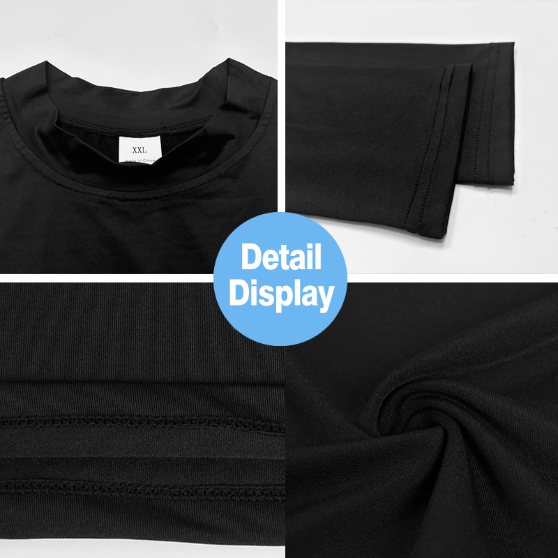 Men's Running Turtleneck Quick - T Shirt Tight Fit บทวิจารณ์และราคา