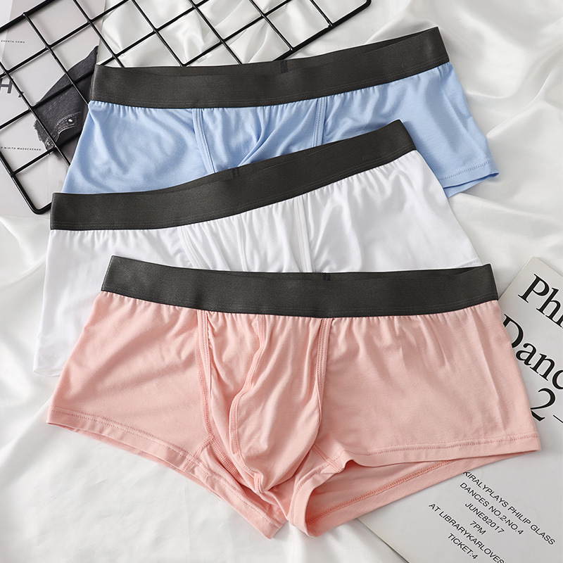 Men's Bamboo Fiber Boxer Short - Bamboo Fiber Trunk บทวิจารณ์และราคา