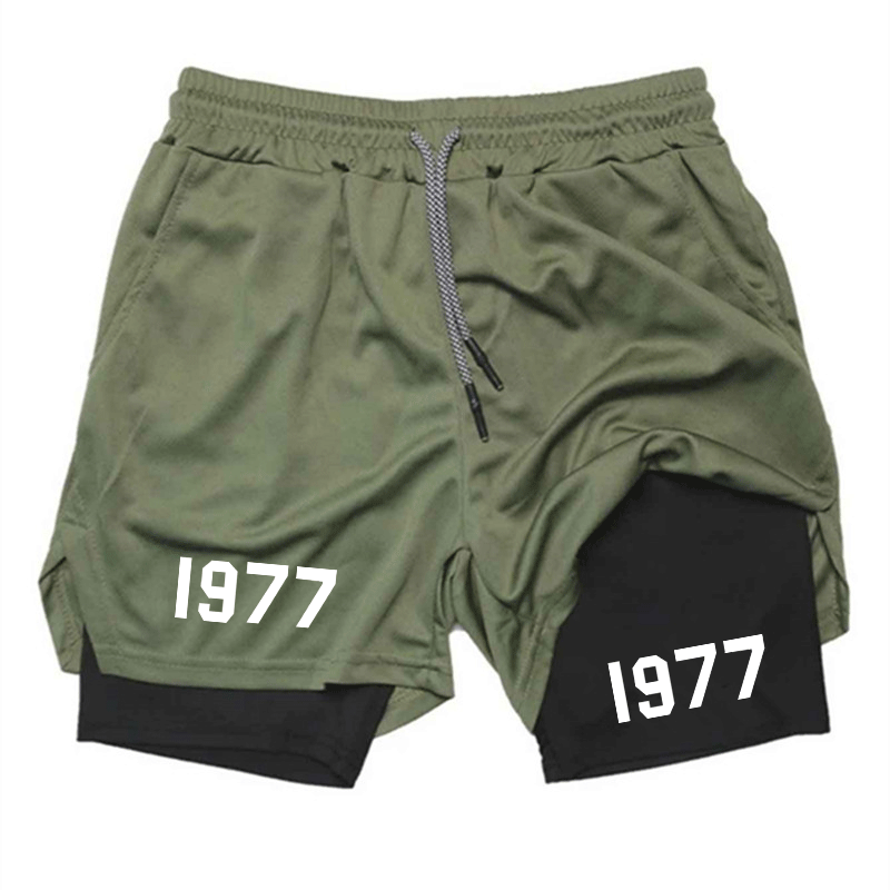 Sportswear 2-in-1Gym Workout S - Compression Shorts Athletes บทวิจารณ์และราคา
