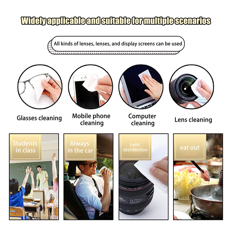 100pcs Disposable Lens Cleanin - Bamboo Fiber Trunk บทวิจารณ์และราคา