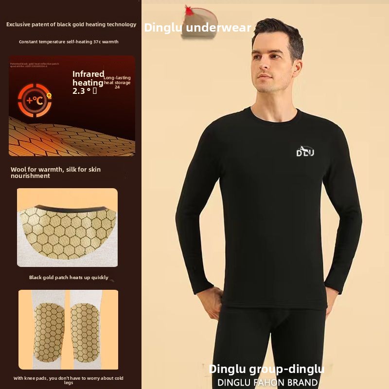 Deer Black Gold Graphene Self- - Thermal Long John บทวิจารณ์และราคา