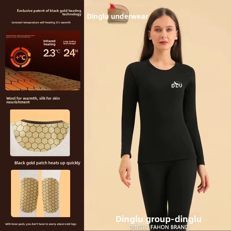 Deer Black Gold Graphene Self- - Thermal Long John บทวิจารณ์และราคา