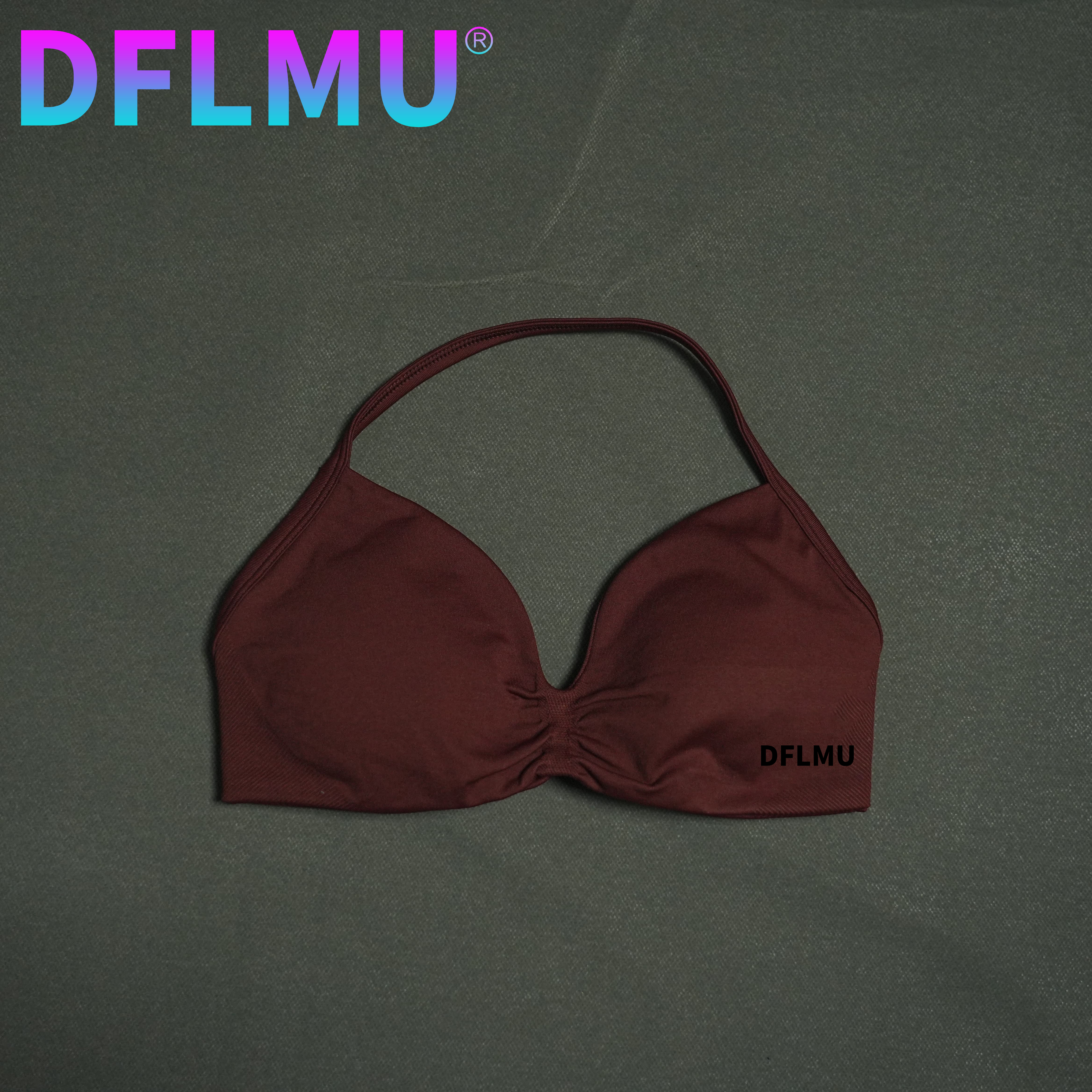 DFLMU Women Halter Sports Bra  - Suspender Tank Top บทวิจารณ์และราคา