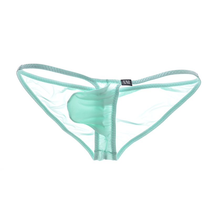 Men's Sexy Silk Button Briefs  - Pouch Boxer Pouch บทวิจารณ์และราคา