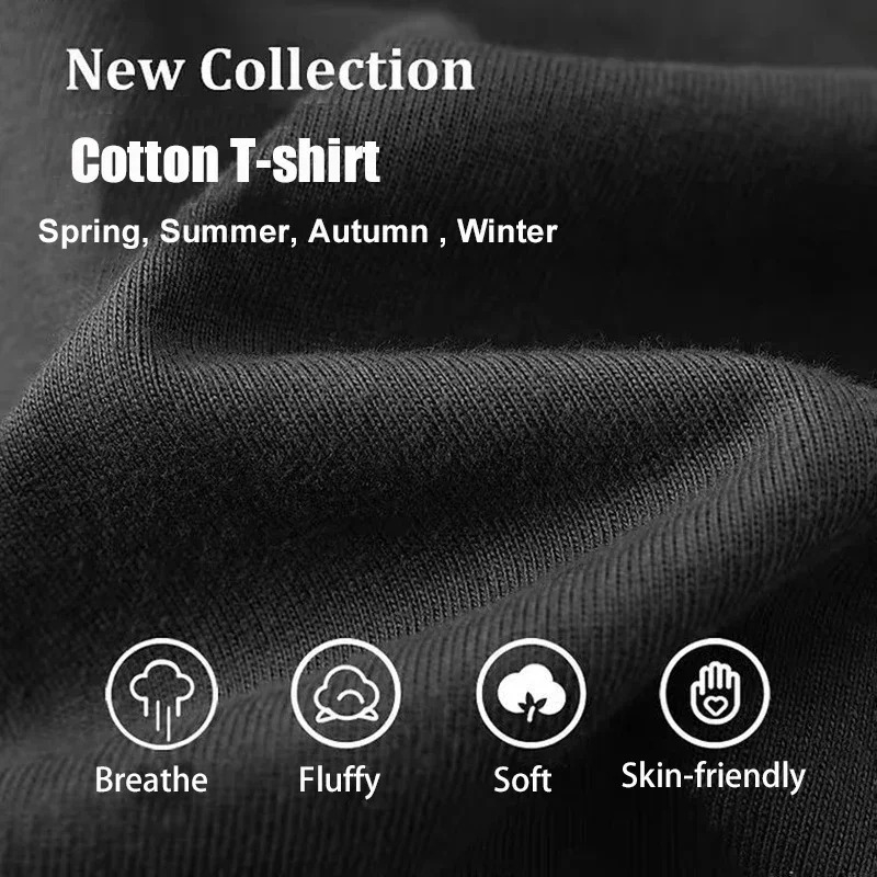 Black 450g Heavyweight Cotton  - Undershirt Crew Neck บทวิจารณ์และราคา