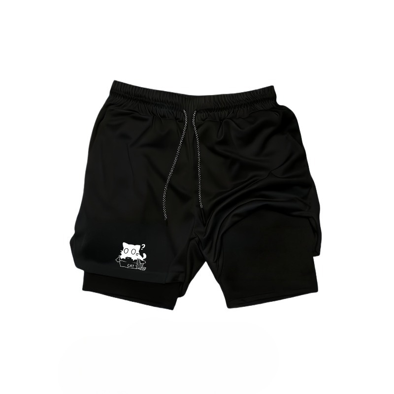 Quick Drying Breathable 2-in-1 - Compression Shorts Athletes บทวิจารณ์และราคา