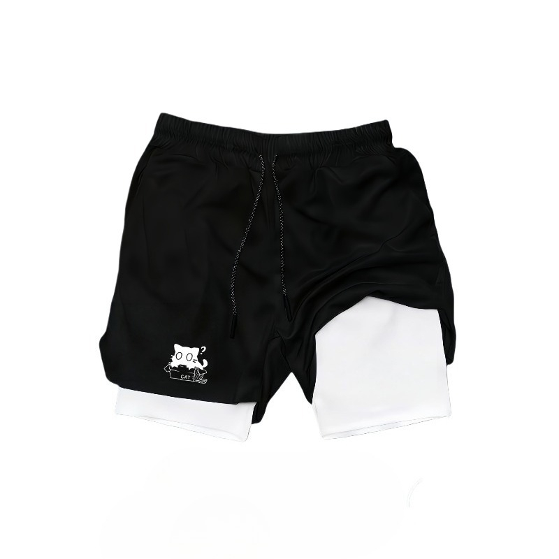 Quick Drying Breathable 2-in-1 - Compression Shorts Athletes บทวิจารณ์และราคา