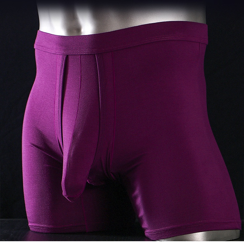 2PCS Mens Long Legs Underwear  - Long Leg Trunk Men บทวิจารณ์และราคา