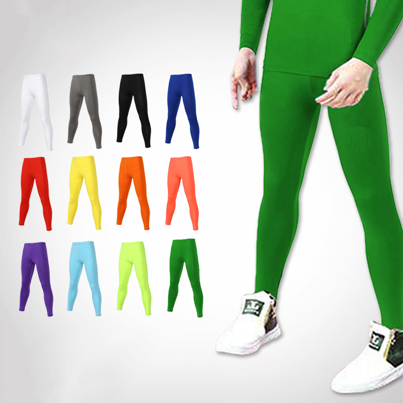 Kids Running Tights GYM Pants  - Compression Long Pant บทวิจารณ์และราคา