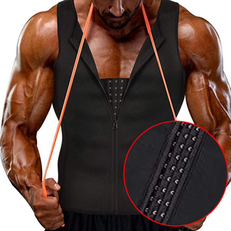 Men's Slimming Sauna Suits Com - Sleeveless Undershirt บทวิจารณ์และราคา