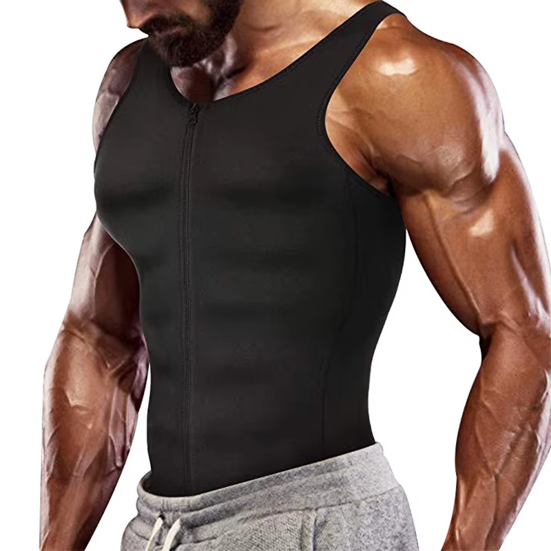 Men's Slimming Sauna Suits Com - Sleeveless Undershirt บทวิจารณ์และราคา
