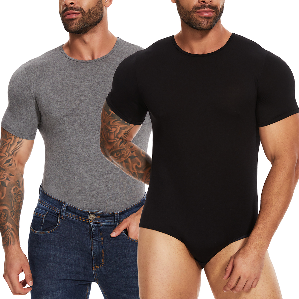 Short Sleeve Full Body Shaper  - Undershirt Crew Neck บทวิจารณ์และราคา