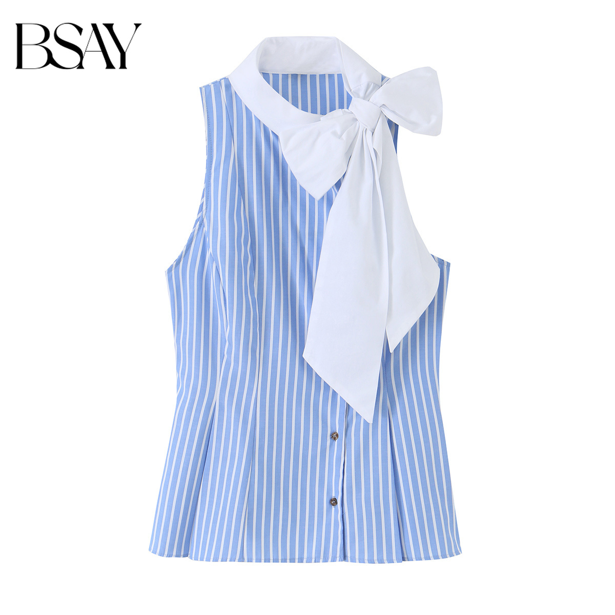 BSAY 2026 Summer Blue White St - Suspender Tank Top บทวิจารณ์และราคา