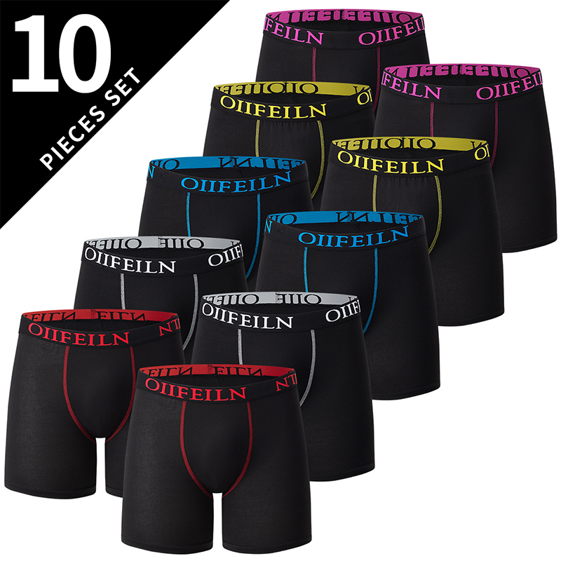 5 /10 Pack Multi Color Men Cas - Multi Pack Underwear บทวิจารณ์และราคา