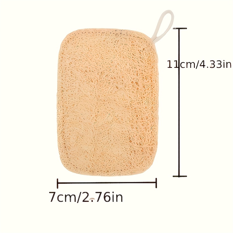 6pcs Natural Loofah Exfoliatin - Bamboo Fiber Trunk บทวิจารณ์และราคา