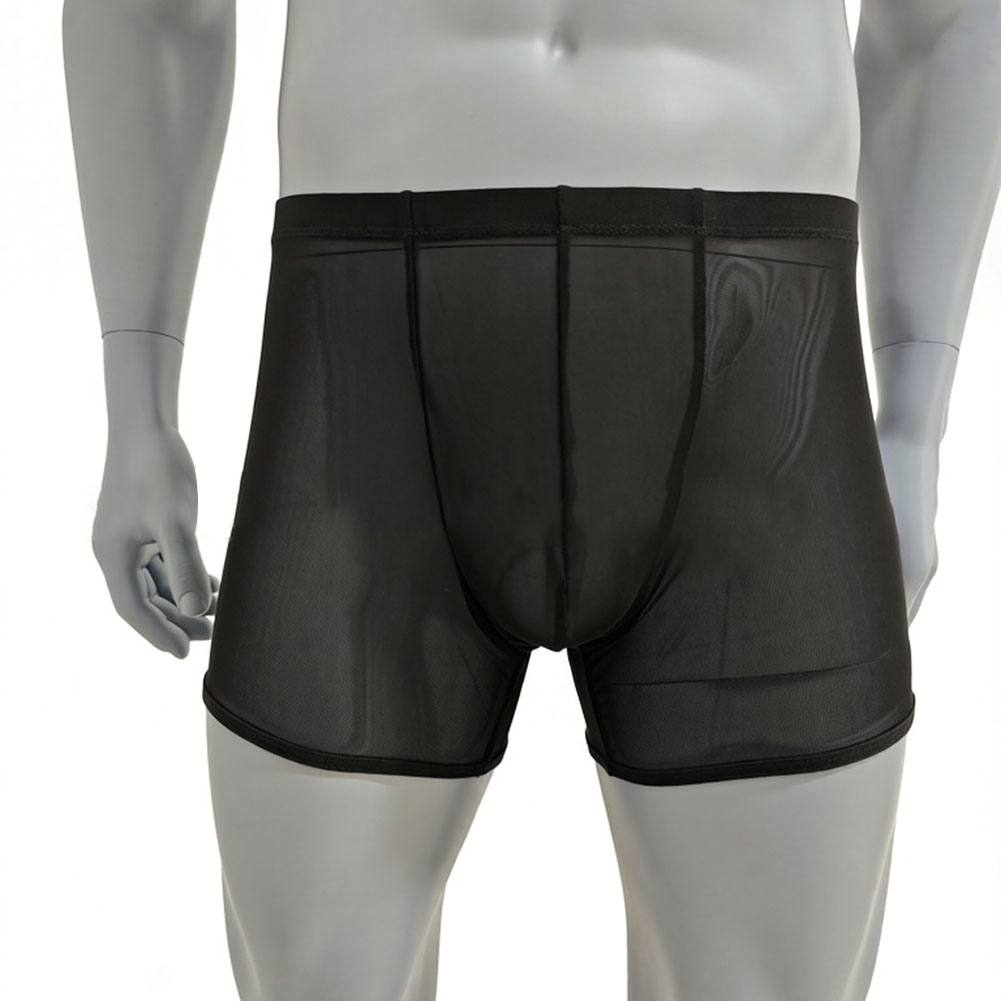 Men Mesh See-through Ultra-thi - Long Leg Trunk Men บทวิจารณ์และราคา