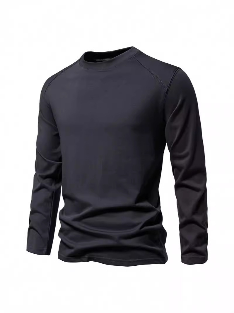 American Men's Long Sleeve T-S - Undershirt Crew Neck บทวิจารณ์และราคา
