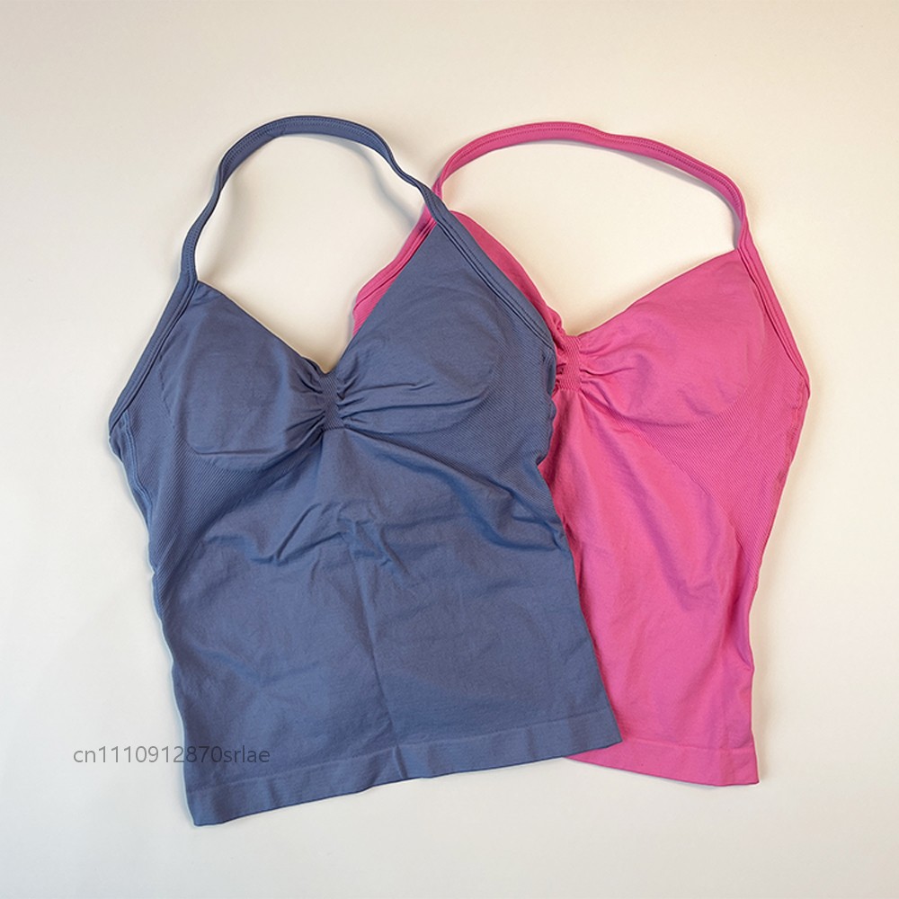 Women's Seamless Halter Strapp - Suspender Tank Top บทวิจารณ์และราคา