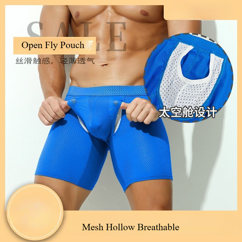 Supportive Open Fly Front Boxe - Mesh Sport Boxer บทวิจารณ์และราคา