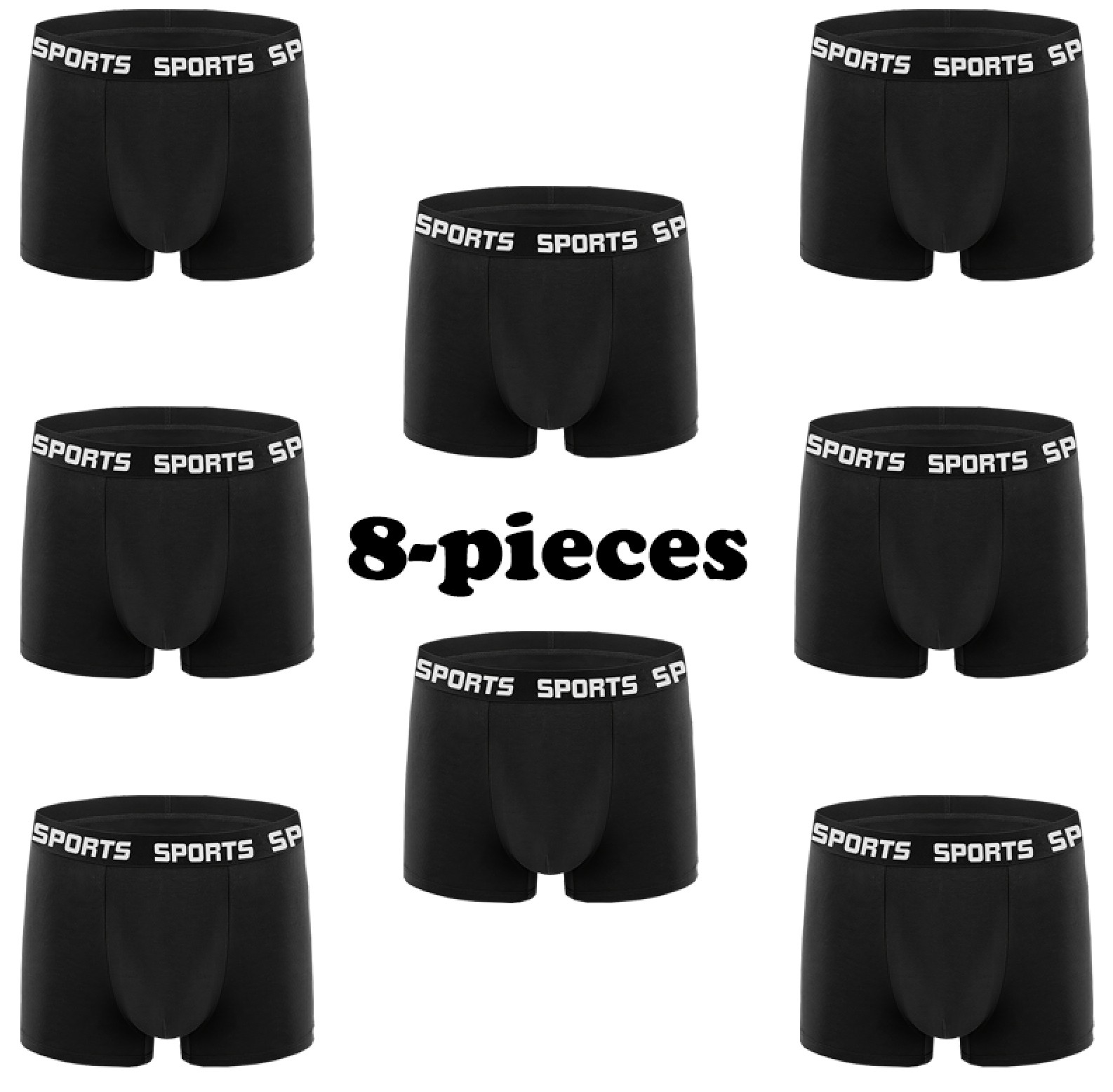 Supreme Comfort 8-Pack Men's S - Performance Boxer Sport บทวิจารณ์และราคา