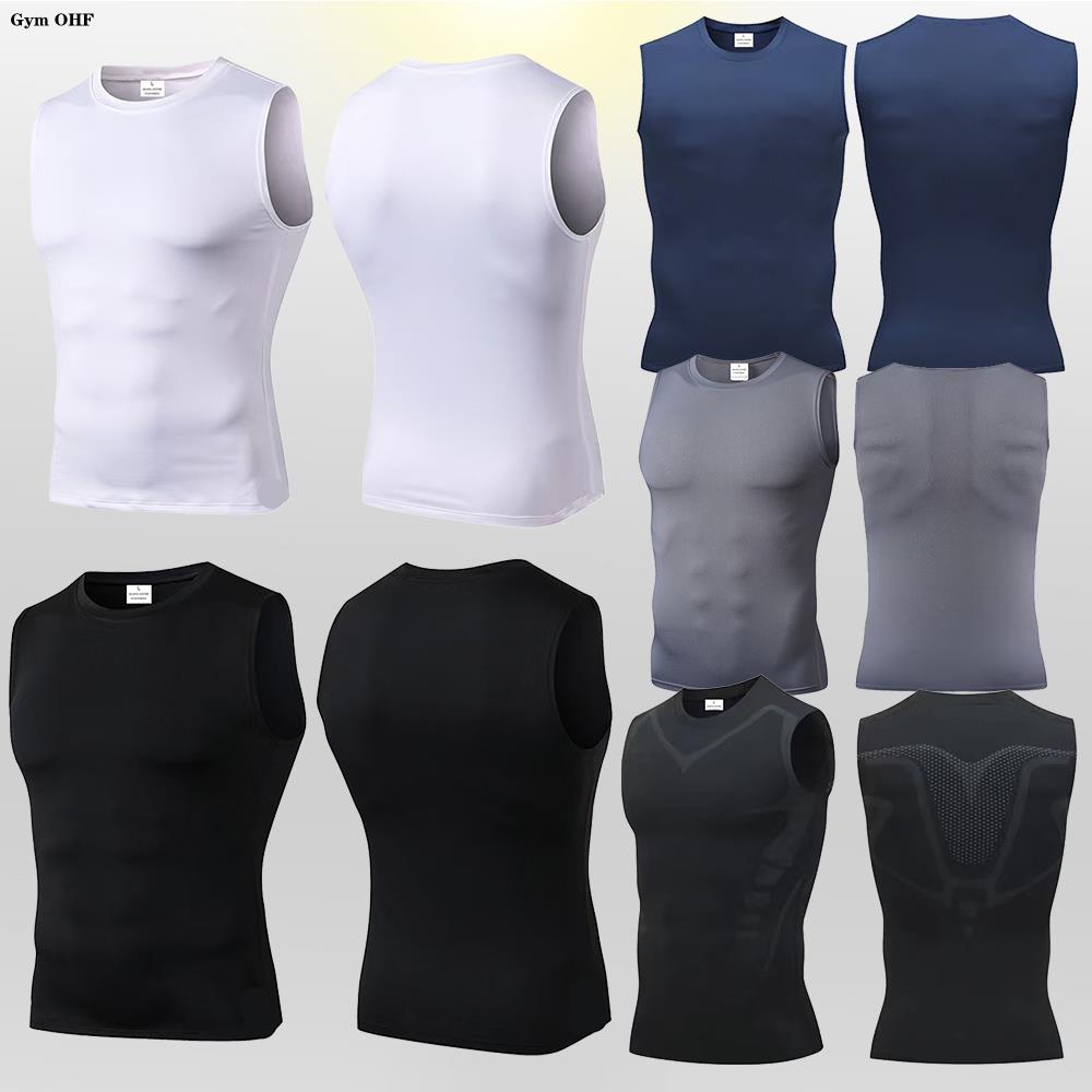 Men's Compression Tank Tops Gy - Sleeveless Undershirt บทวิจารณ์และราคา