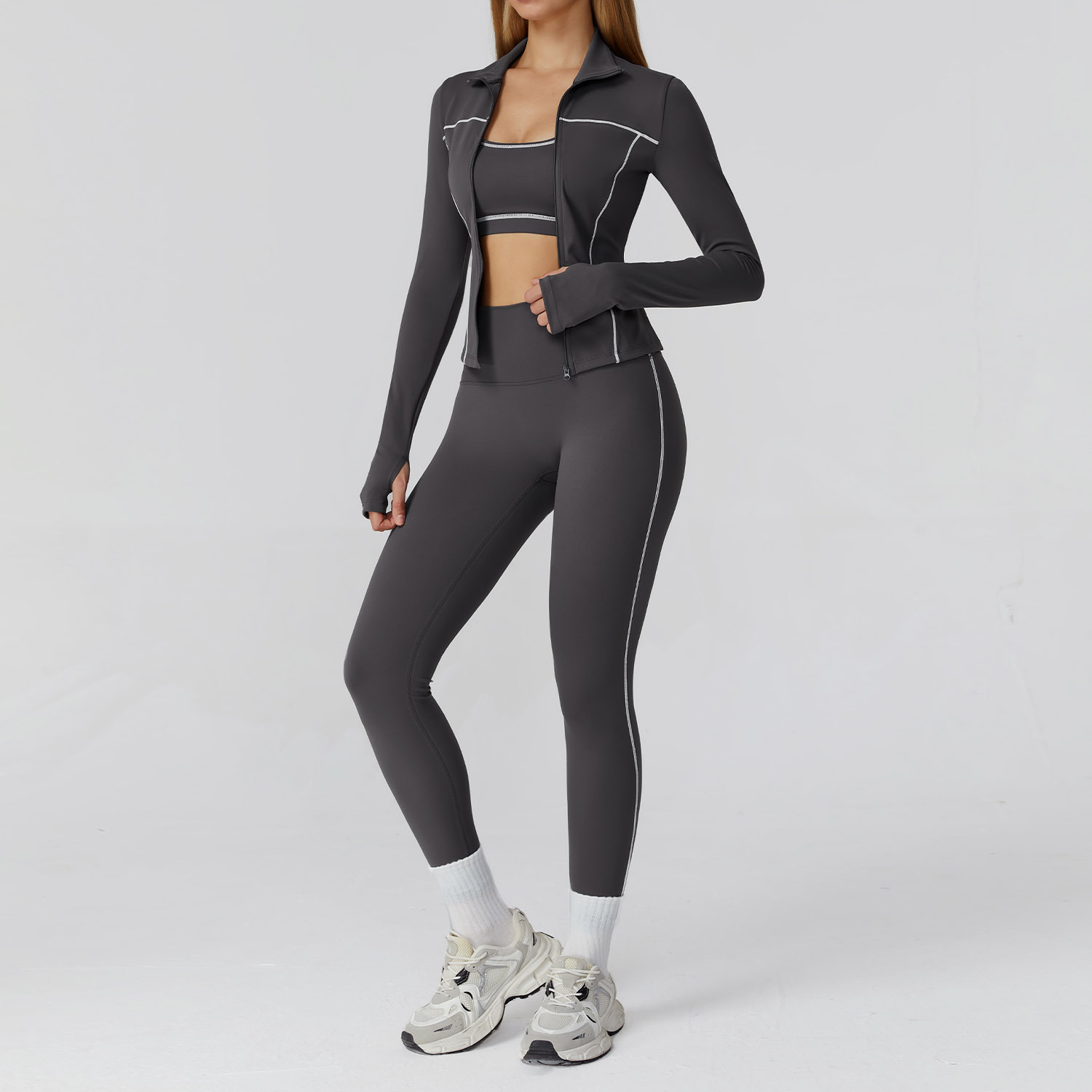 Women Clothes Sports Outfits Y - Compression Long Pant บทวิจารณ์และราคา