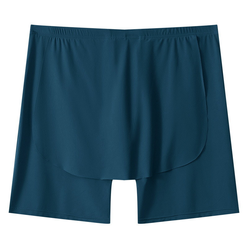 Men Underwear Cueca Solid Ice  - Long Leg Trunk Men บทวิจารณ์และราคา