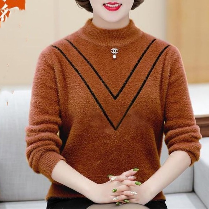 Women's Autumn Winter Solid Fl - Undershirt Crew Neck บทวิจารณ์และราคา