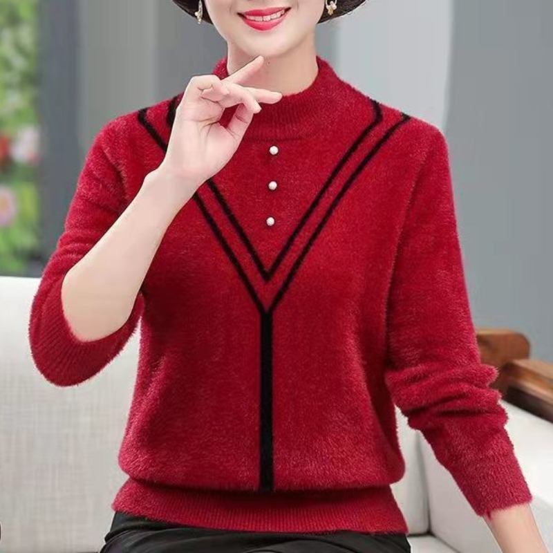 Women's Autumn Winter Solid Fl - Undershirt Crew Neck บทวิจารณ์และราคา