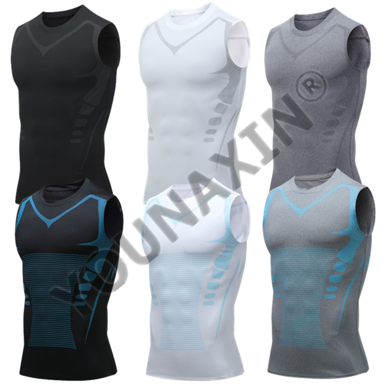 3 Pieces Men's Sleeveless T-Sh - Base Layer Top บทวิจารณ์และราคา