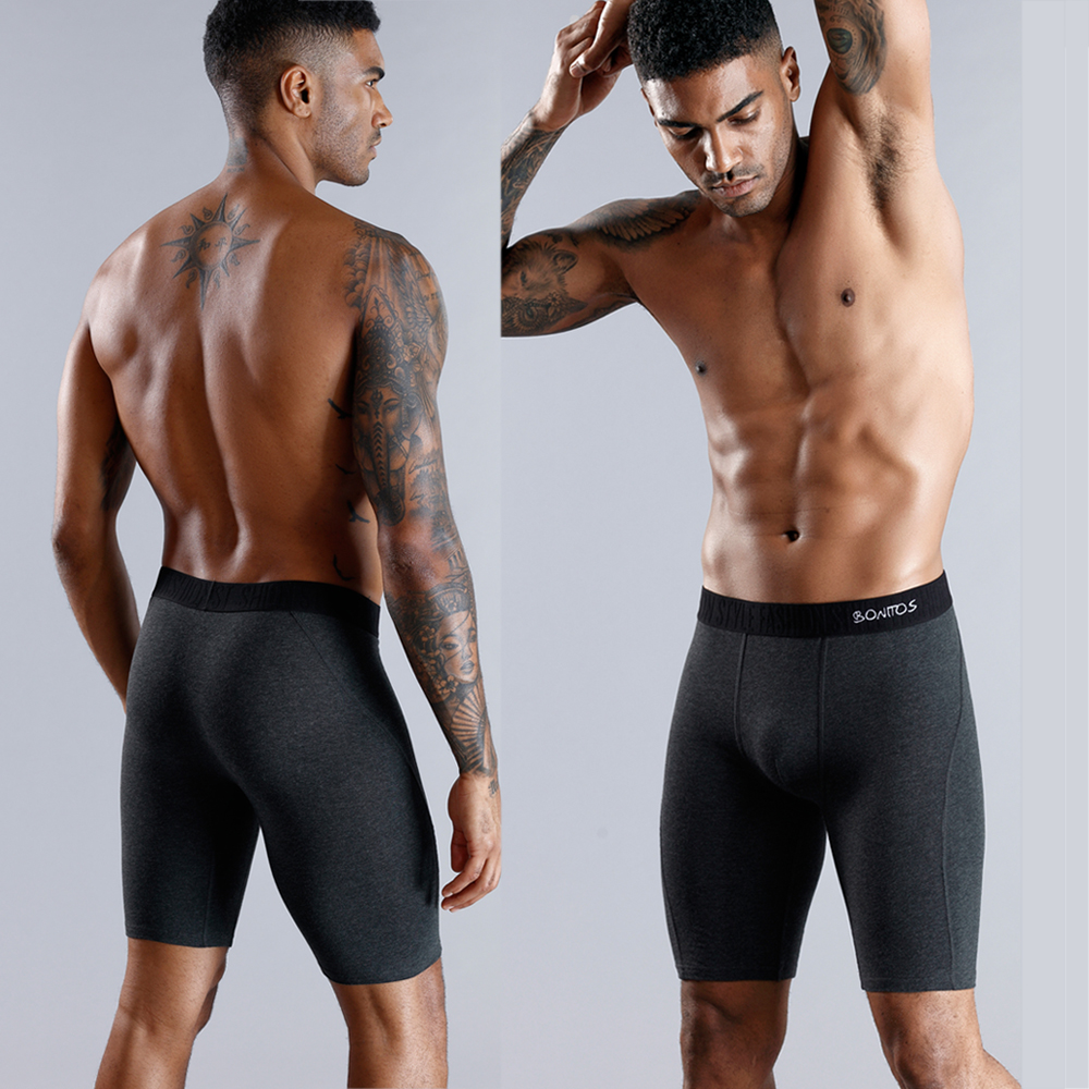BONITOS Long Boxer Shorts Pant - Boxer Brief Pack Cotton บทวิจารณ์และราคา