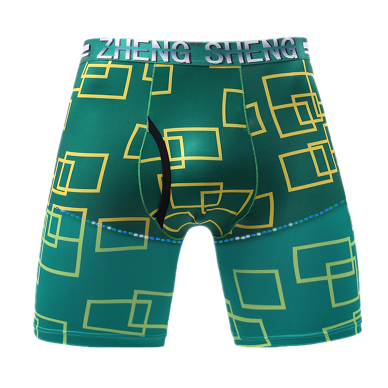 Mens Underwear Boxers Shorts H - Long Leg Trunk Men บทวิจารณ์และราคา