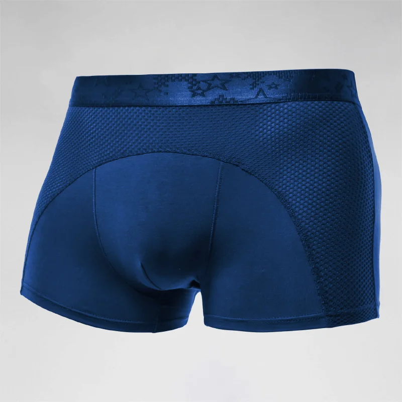 Men's underwear, men's ice sil - Mesh Sport Boxer บทวิจารณ์และราคา