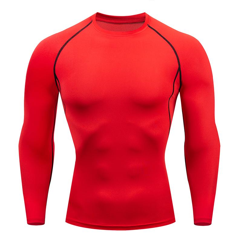 Men Bodybuilding Sports T-Shir - T Shirt Tight Fit บทวิจารณ์และราคา